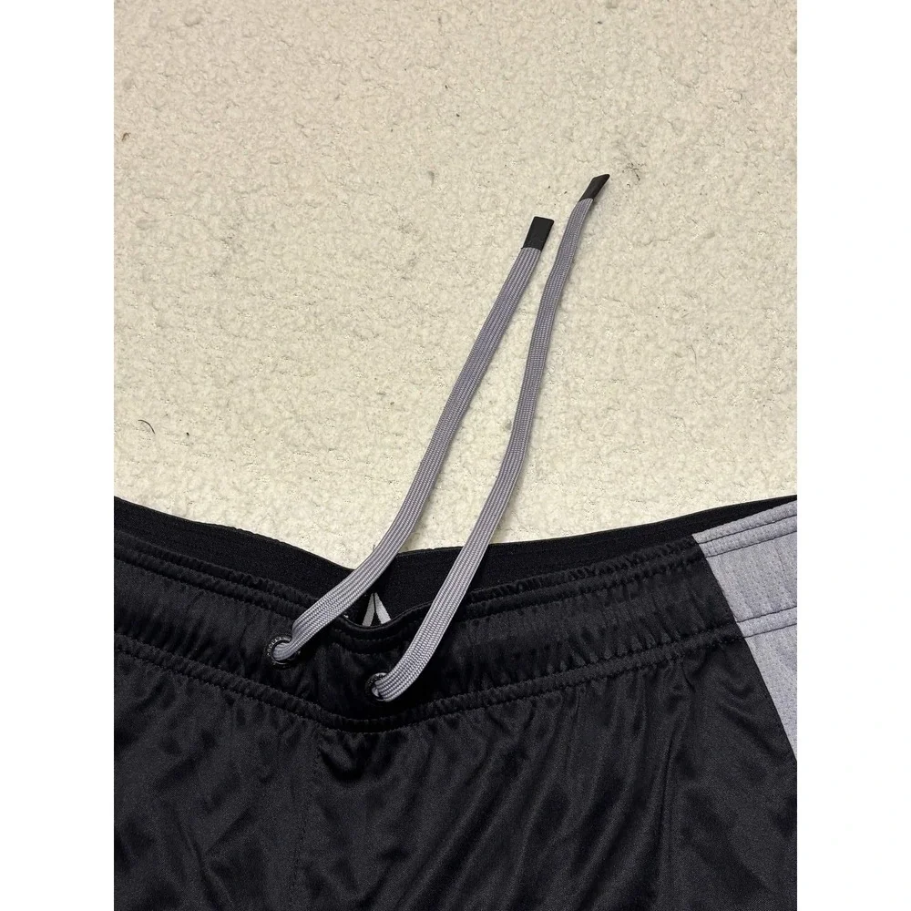 Reebok Mens Shorts 3XL Athletic Black Polyester Solid Gym Shorts Knit